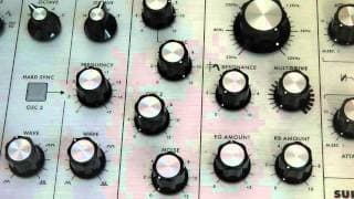 Moog Sub Phatty Tutorial Part 1 - Mixer and Oscillators