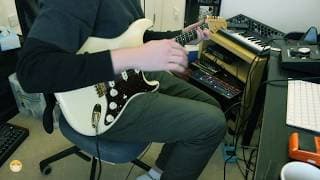 Quarantine/Isolation jam #1 | Guitar Loop | Korg Volca Beats - Roland JU06